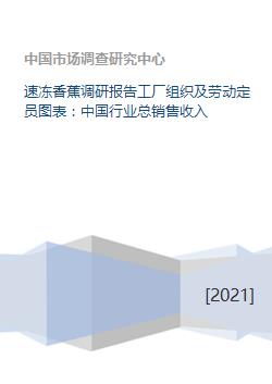 速冻香蕉调研报告工厂组织及劳动定员图表 中国行业总销售收入